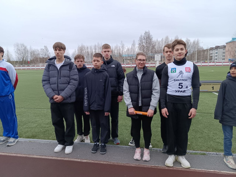 Легкоатлетическая эстафета, посвящённая Дню Победы.